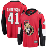 Craig Anderson #41 Ottawa Senators Fanatics Branded Breakaway Player Jersey - Red