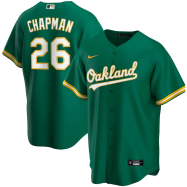Matt Chapman Oakland Athletics Nike Alternate 2020 Replica Player Jersey - Kelly Green