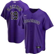 Charlie Blackmon Colorado Rockies Nike Alternate 2020 Replica Player Jersey - Purple