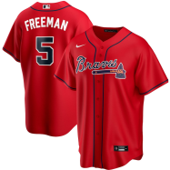 Freddie Freeman Atlanta Braves Nike Alternate 2020 Replica Player Jersey - Red