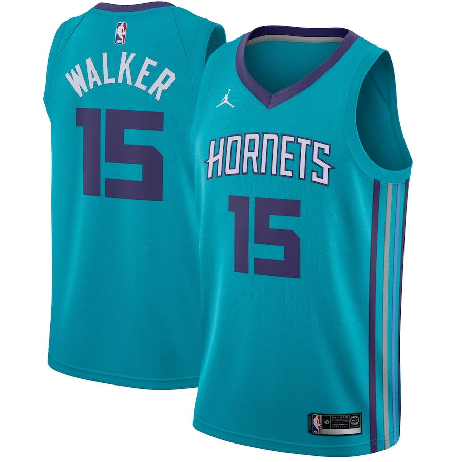 Charlotte Hornets Jersey Kemba Walker #15 NBA Jersey