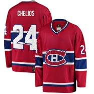 Chris Chelios #24 Montreal Canadiens Fanatics Branded Premier Breakaway Retired Player Jersey - Red