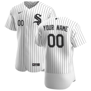 Chicago White Sox Nike 2020 Home Authentic Custom Jersey - White/Black