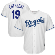 Cheslor Cuthbert Kansas City Royals Majestic Home Cool Base Player Jersey - White