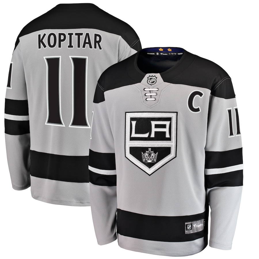 Anze Kopitar Los Angeles Kings NHL Alternate Authentic Player Jersey Gray
