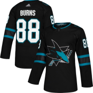 Brent Burns #88 San Jose Sharks adidas Alternate Authentic Player Jersey - Black