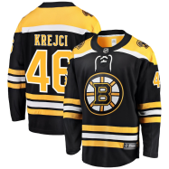 David Krejci #46 Boston Bruins Fanatics Branded Home Breakaway Player Jersey - Black