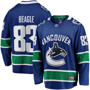 Jay Beagle #83 Vancouver Canucks NHL 2019/20 Home Premier Breakaway Player Jersey - Blue