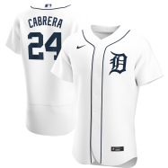Miguel Cabrera Detroit Tigers Nike Home 2020 Authentic Player Jersey - White