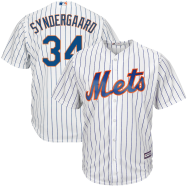Noah Syndergaard New York Mets Majestic Home Big & Tall Cool Base Player Jersey - White/Royal