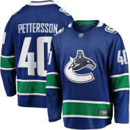 Elias Pettersson #40 Vancouver Canucks NHL 2019/20 Home Premier Breakaway Player Jersey - Blue