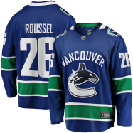 Antoine Roussel #26 Vancouver Canucks NHL 2019/20 Home Premier Breakaway Player Jersey - Blue