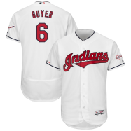 Brandon Guyer Cleveland Indians Majestic Home 2019 All-Star Game Patch Flex Base Player Jersey - White
