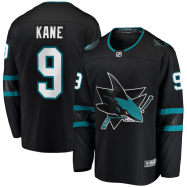 Evander Kane #9 San Jose Sharks Fanatics Branded Alternate Premier Breakaway Player Jersey - Black