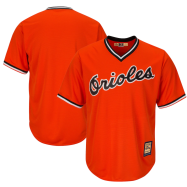 Baltimore Orioles Majestic Cooperstown Cool Base Team Jersey - Orange
