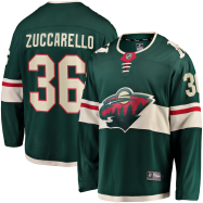 Mats Zuccarello #36 Minnesota Wild Fanatics Branded Team Color Breakaway Player Jersey - Green