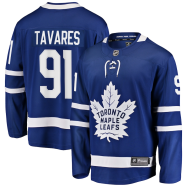 John Tavares #91 Toronto Maple Leafs Fanatics Branded Home Premier Breakaway Player Jersey - Blue