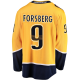 Filip Forsberg #9 Nashville Predators Fanatics Branded Breakaway Player Jersey - Gold