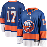 Matt Martin #17 New York Islanders NHL Home Breakaway Player Jersey - Royal