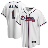 Ozzie Albies Atlanta Braves Nike Home 2020 Replica Player Jersey - White