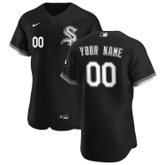 Chicago White Sox Nike 2020 Alternate Authentic Custom Jersey - Black