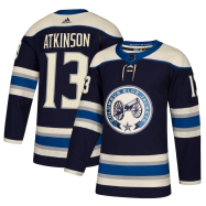 Cam Atkinson #13 Columbus Blue Jackets adidas Authentic Alternate Player Jersey - Navy