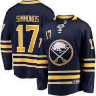 Wayne Simmonds #17 Buffalo Sabres Fanatics Branded Breakaway Home Player Jersey - Navy