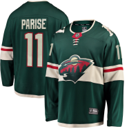 Zach Parise #11 Minnesota Wild Fanatics Branded Breakaway Player Jersey - Green