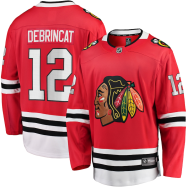 Alex DeBrincat #12 Chicago Blackhawks Fanatics Branded Home Premier Breakaway Player Jersey - Red
