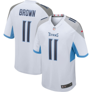 AJ Brown Tennessee Titans Nike Game Jersey – White