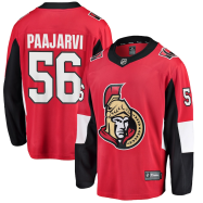 Magnus Paajarvi #56 Ottawa Senators Fanatics Branded Breakaway Player Jersey - Red