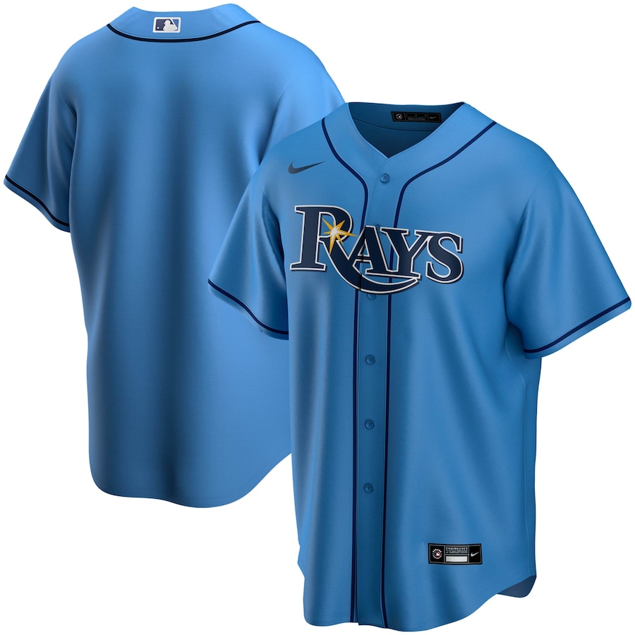 Tampa Bay Rays Nike Alternate 2020 Replica Team Jersey - Light Blue