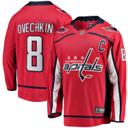 Alexander Ovechkin #8 Washington Capitals Fanatics Branded Breakaway Player Jersey - Red