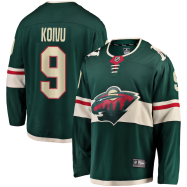 Mikko Koivu #9 Minnesota Wild Fanatics Branded Breakaway Jersey - Green