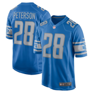 Adrian Peterson Detroit Lions Nike Game Jersey – Blue