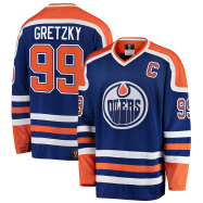 Wayne Gretzky #99 Edmonton Oilers Fanatics Branded Premier Breakaway Retired Player Jersey - Blue
