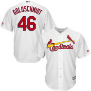 Paul Goldschmidt St. Louis Cardinals Majestic Home Official Cool Base Player Jersey - White
