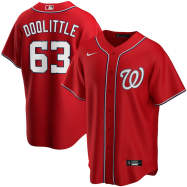 Sean Doolittle Washington Nationals Nike Alternate 2020 Replica Player Jersey - Red