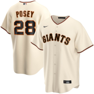 Buster Posey San Francisco Giants Nike Home 2020 Replica Player Jersey - Cream