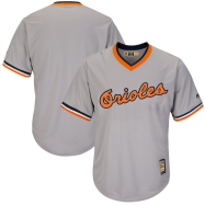 Baltimore Orioles Majestic Road Cooperstown Cool Base Replica Team Jersey - Gray