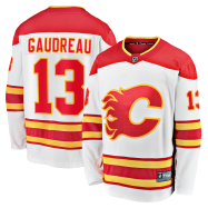 Johnny Gaudreau #13 Calgary Flames NHL 2020/21 Away Premier Breakaway Player Jersey - White