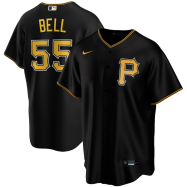 Josh Bell Pittsburgh Pirates Nike Alternate 2020 Replica Player Jersey - Black