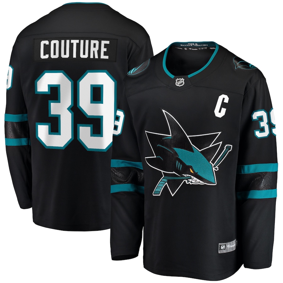 Logan Couture San Jose Sharks Fanatics Branded Alternate Premier