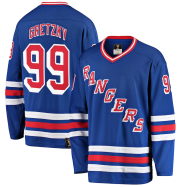 Wayne Gretzky #99 New York Rangers NHL Premier Breakaway Player Jersey - Blue