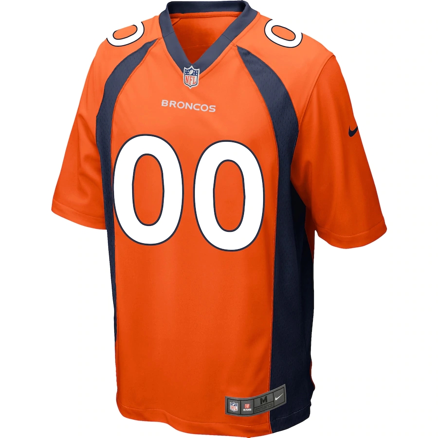 bestsoccerstore Men's Denver Broncos Nike Orange Vapor Limited Jersey