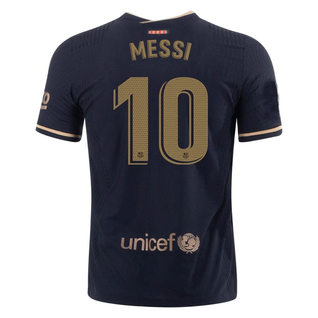 bestsoccerstore | 20/21 Barcelona Away Lionel Messi #10 Black Soccer