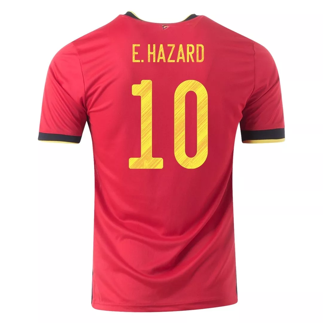 Belgium Jersey Eden Hazard #7 Soccer Jersey Home 2020 - bestsoccerstore