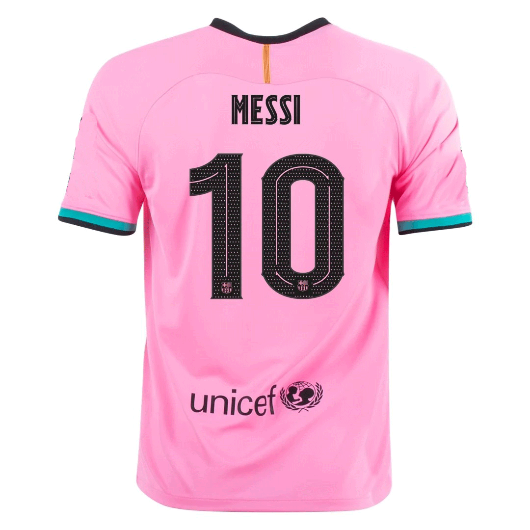 Barcelona Jersey Custom Third Away Lionel Messi #10 Soccer Jersey 2020/21 - bestsoccerstore