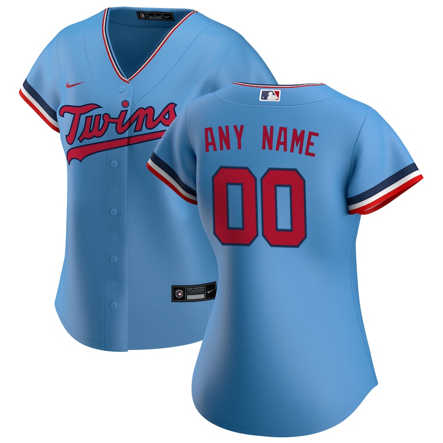 bestsoccerstore Women's Minnesota Twins Nike Powder Blue 2020