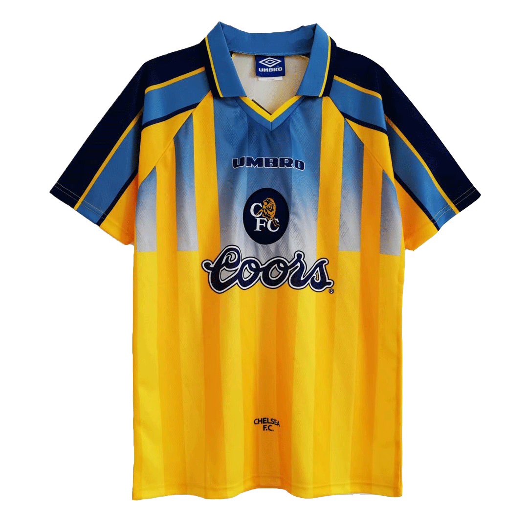 bestsoccerstore | 95/97 Chelsea Away Yellow Retro Jerseys Shirt | Chelsea